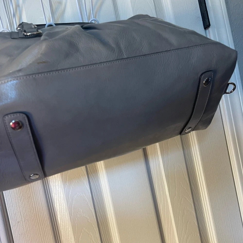 Coach Large Gray Ashley Satchel